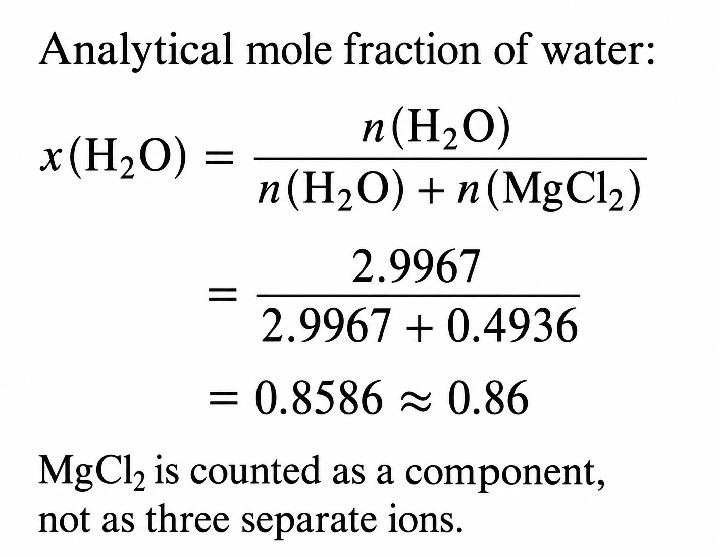 Corrected calculation or explanation for question 586