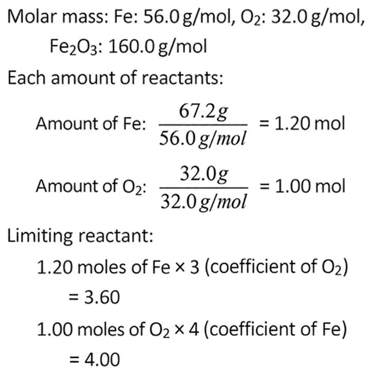 Corrected calculation for question 522