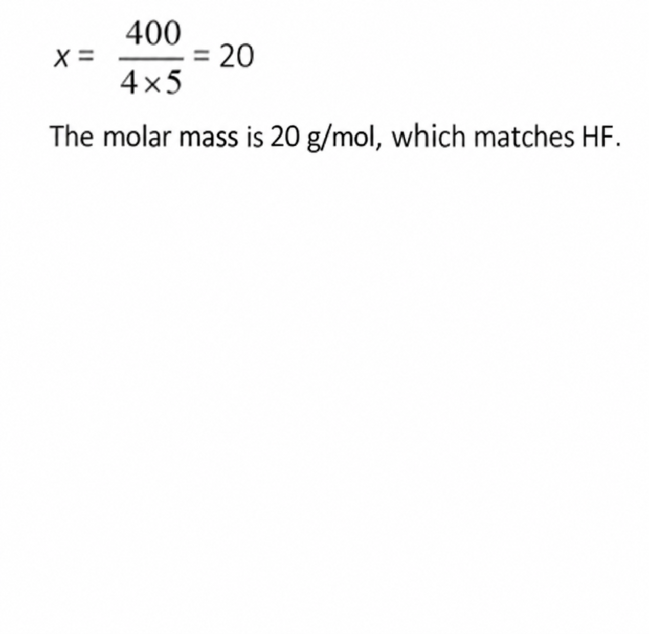 Corrected calculation for question 531